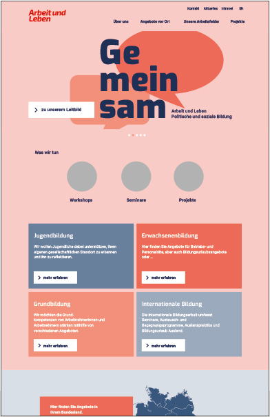 Arbeit und Leben Website 1